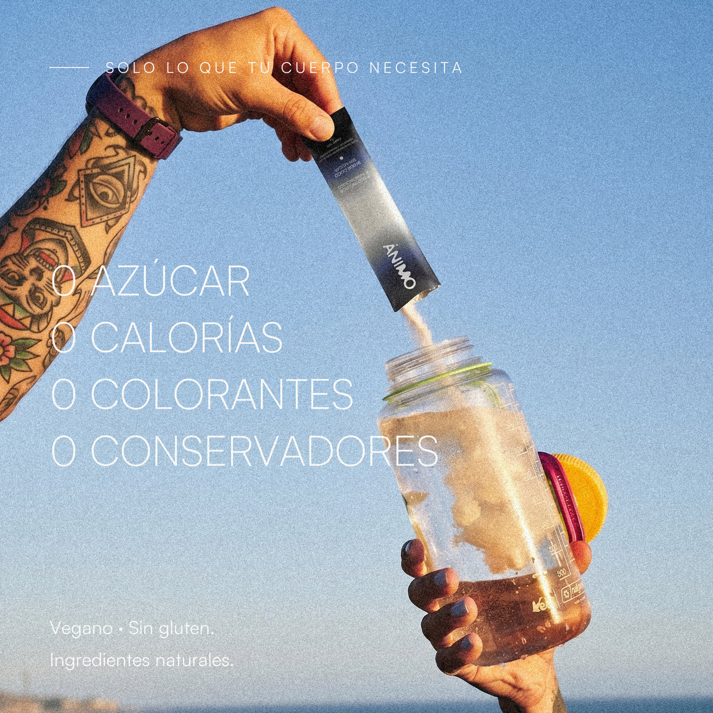 ÁNIMO Coco — 0 azúcar, 0 calorías, 0 colorantes, 0 conservadores — imagen 2